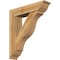 Ekena Millwork Funston Traditional Rough Sawn Bracket w/ Offset Brace, Western Red Cedar, 8"W x 34"D x 38"H BKT0806X34X38FST01RWR - alternate 1